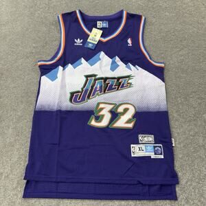 Utah Jazz Karl Malone 32 Adidas Hardwood Classics Soul Swingman NBA Jersey XL